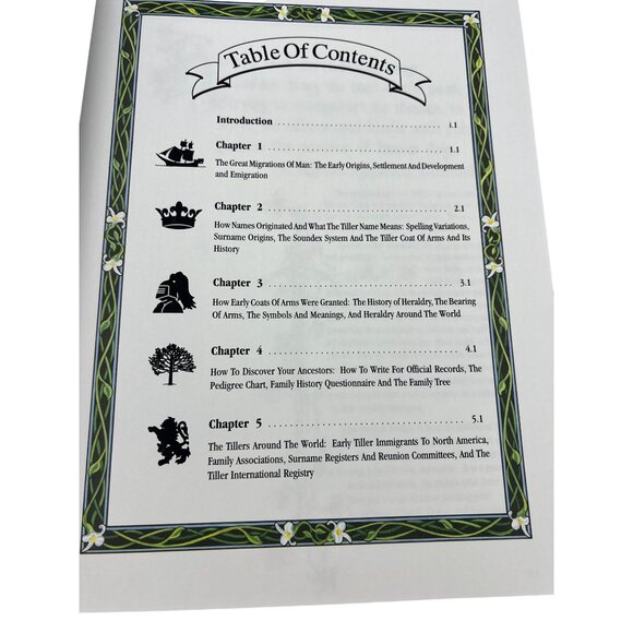 The New World Book Of Tillers Halberts Family Heritage Genealogy Paperback Book - Picture 3 of 8